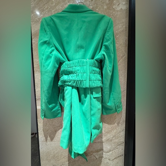 Rachel Gilbert Santiago Jacket Dress in Green - Picture 9 of 16